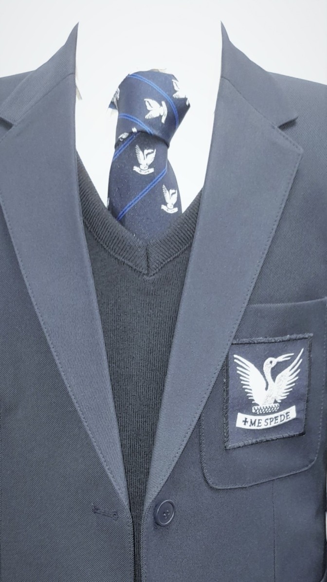 BOYS BLAZER - OLD STYLE WITH SEWN ON BADGE 28