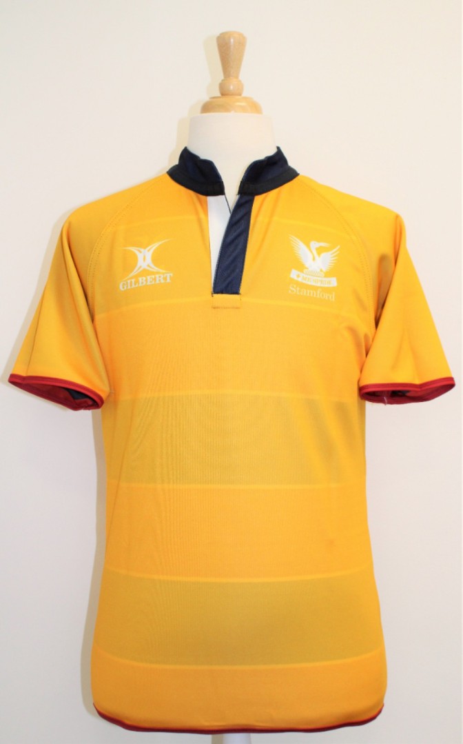 RUGBY SHIRT REVERSIBLE AMBER / STRIPE L