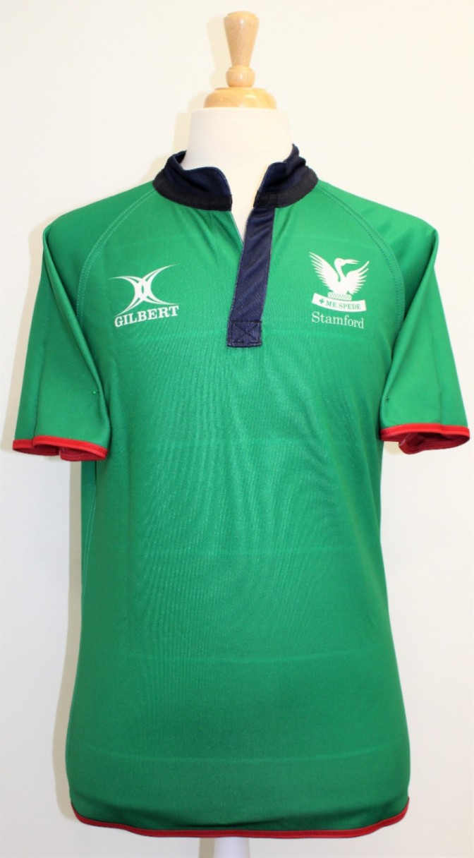 RUGBY SHIRT REVERSIBLE GREEN / STRIPE 7-8