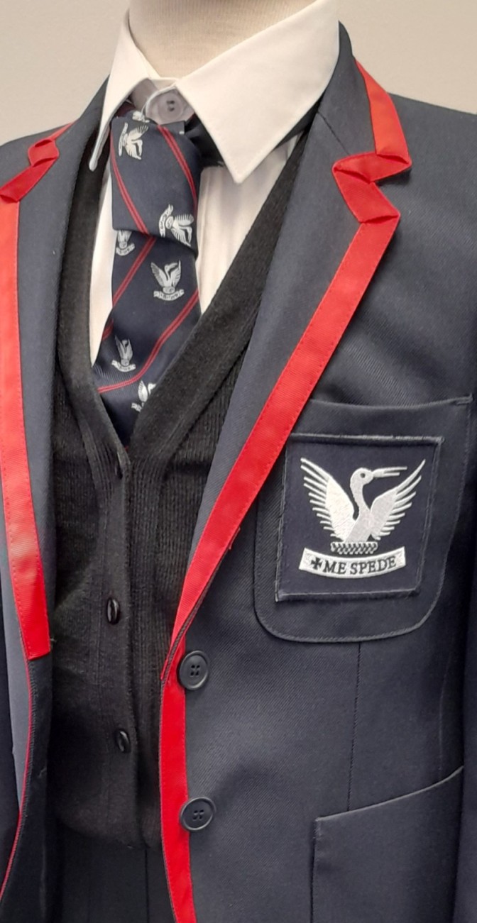 OLD STYLE SJS BLAZER GIRLS 22 WITH SEWN ON BADGE